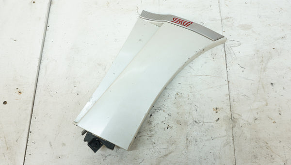 SUBARU WRX STI (GR) FENDER MOULDING TRIM RIGHT 91112VA100 Satin White Pearl (37J)