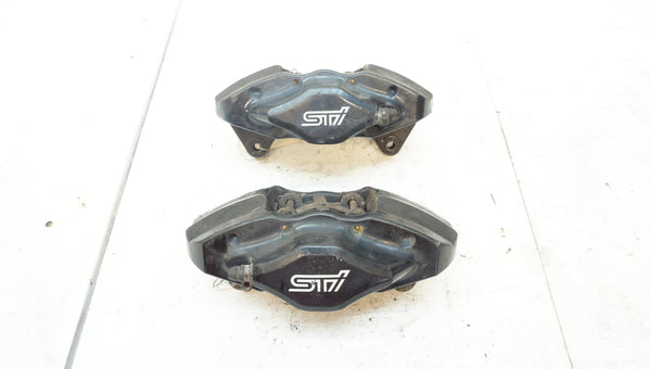 Subaru GR Impreza WRX STI Rear Left/Right Brake Caliper Pair *DAMAGED*