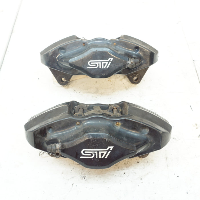 Subaru GR Impreza WRX STI Rear Left/Right Brake Caliper Pair *DAMAGED*