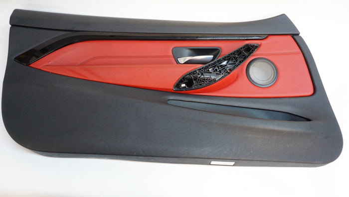 BMW F32 CORAL RED FRONT DOOR CARDS