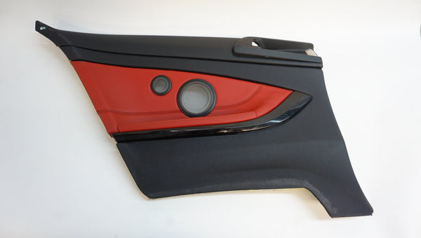 BMW F32 CORAL RED REAR DOOR CARDS