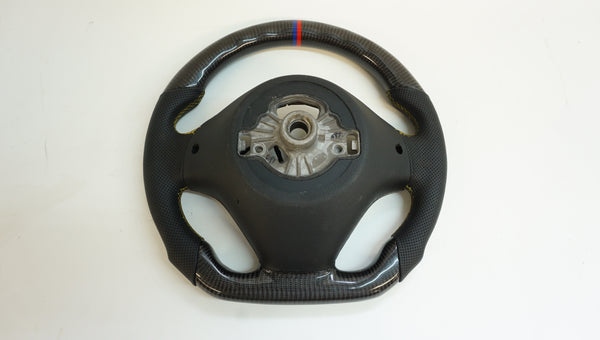 BMW F3X 3 & 4 Series Carbon Fiber Flat Bottom Steering Wheel W/O Paddles