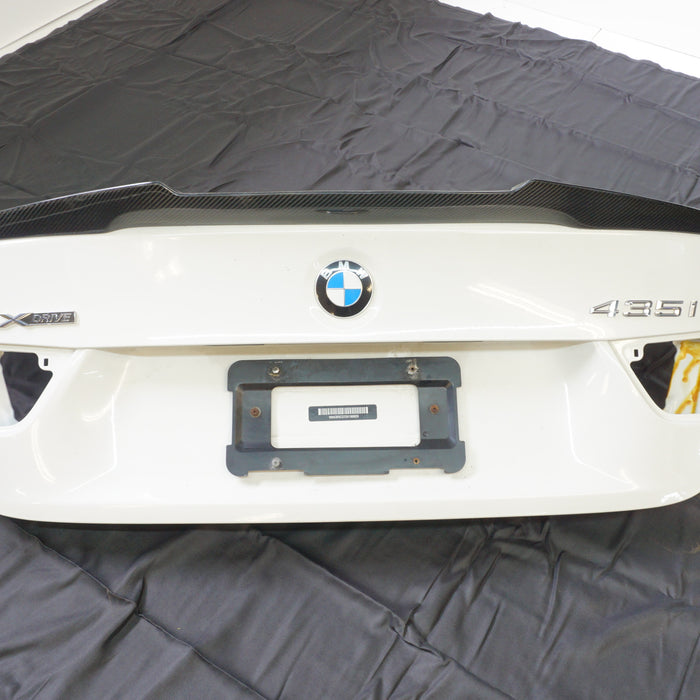 BMW F32 TRUNK LID W/CARBON FIBER LIP