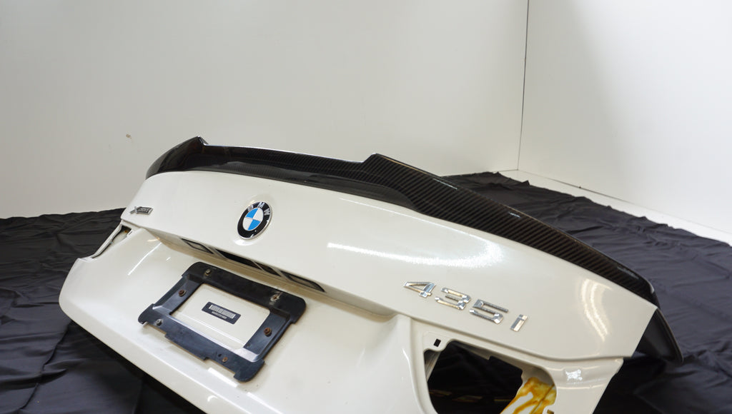 BMW F32 TRUNK LID W/CARBON FIBER LIP – Proper Parts Co