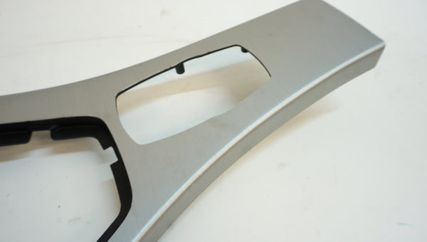 BMW E9X BRUSHED ALUMINUM CENTER CONSOLE TRIM (CIC iDRIVE)