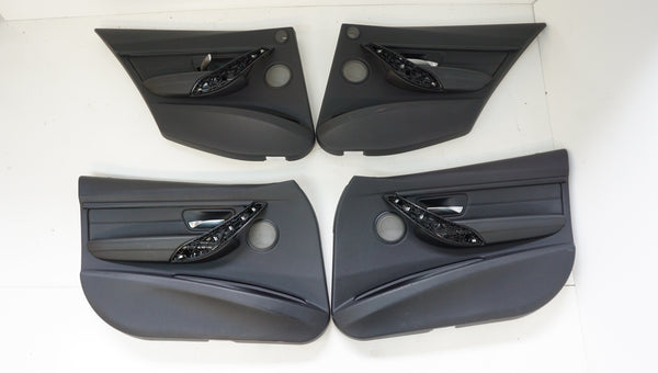 BMW F30/F31 3 SERIES BLACK INTERIOR DOOR PANELS (SET)