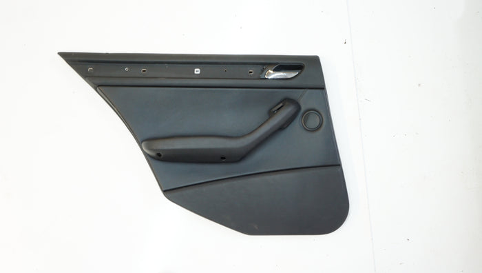 E46 SEDAN BLACK LEATHER DOOR CARDS (SET)