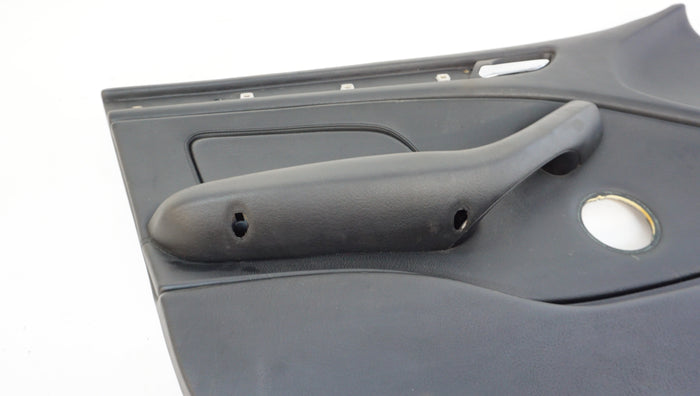 E46 SEDAN FRONT LEFT LEATHER DOOR CARD (#1)