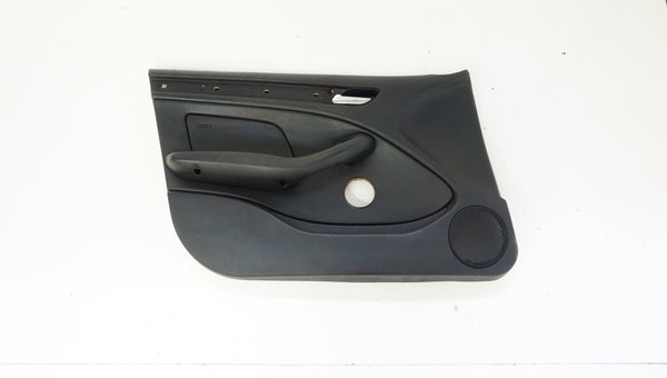 E46 SEDAN FRONT LEFT LEATHER DOOR CARD (#2)