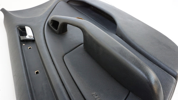 E46 SEDAN FRONT LEFT LEATHER DOOR CARD (#2)