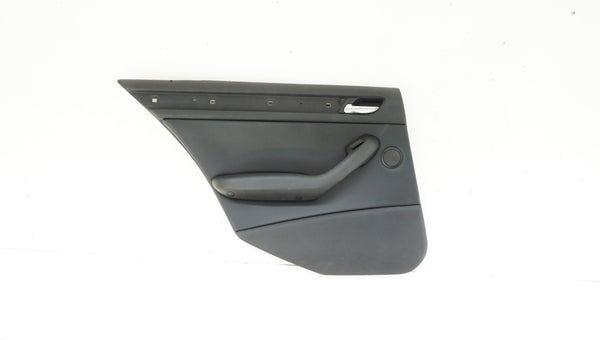 E46 SEDAN REAR LEFT LEATHER DOOR CARD (#1)