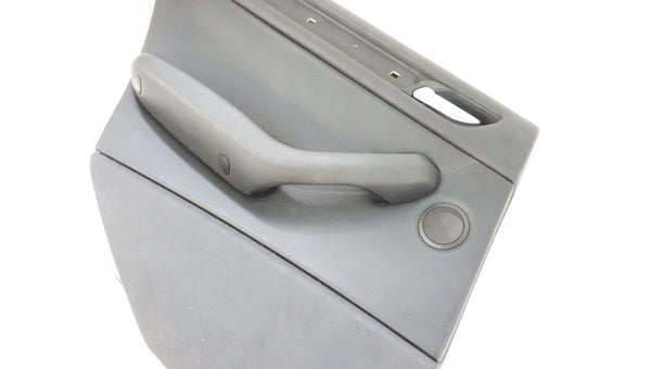 E46 SEDAN REAR LEFT LEATHER DOOR CARD (#1)