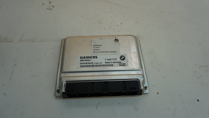 BMW E46 Siemens MS45.1 DME/ECU 7548770