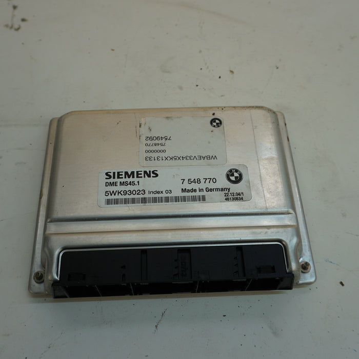 BMW E46 Siemens MS45.1 DME/ECU 7548770