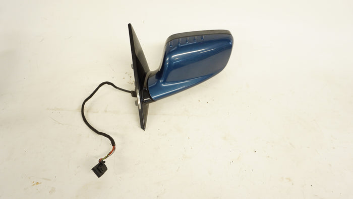 BMW E46 Coupe/Convertible Shadowline/Gloss Black Driver Side Mirror Topaz Blue Metallic (364)