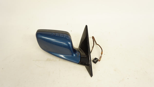 BMW E46 Coupe/Convertible Shadowline/Gloss Black Passenger Side Mirror Topaz Blue Metallic (364)