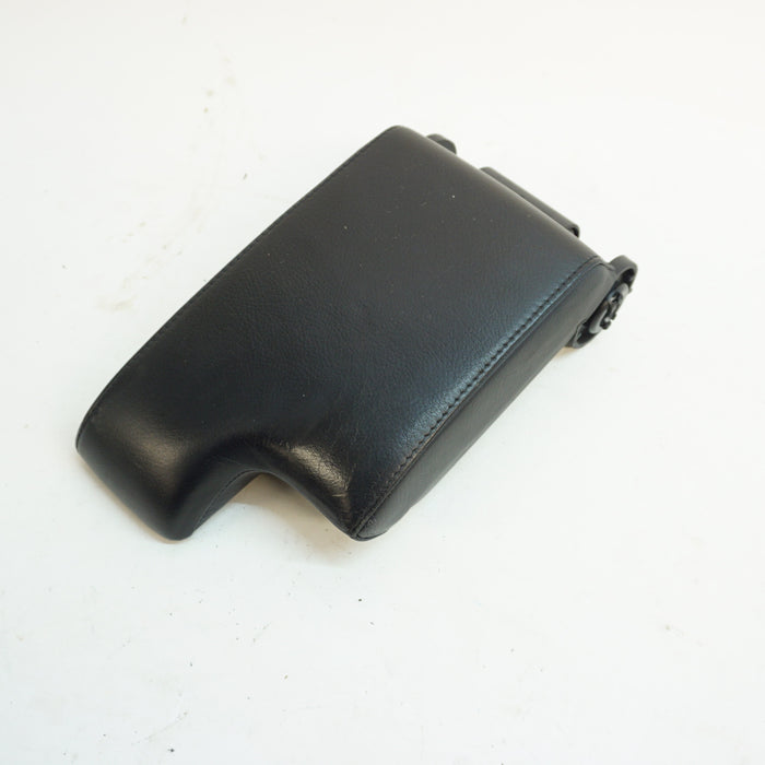 BMW E46 3 Series Black Leather Center Console Armrest 51168213632