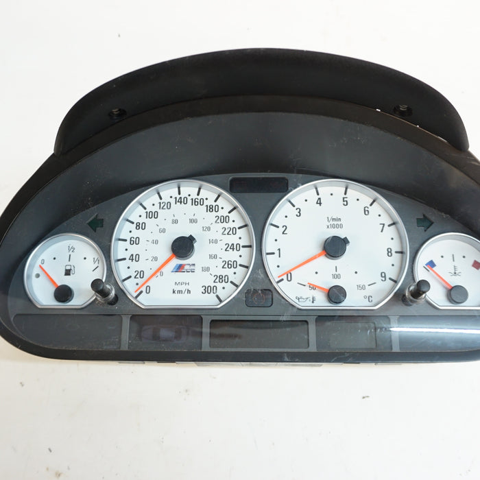 BMW E46 M3 SMG Gauge Cluster Custom Face KM/H MP/H 7836429