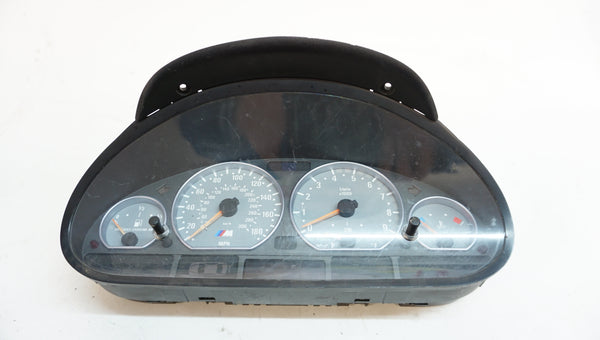 BMW E46 M3 Manual Gauge Cluster MPH 7832321