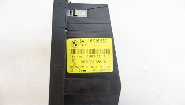 BMW E46 HVAC Controls 6916882