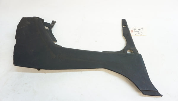 BMW E46 Convertible Driver Rear Lower Door Card Black Leather 1