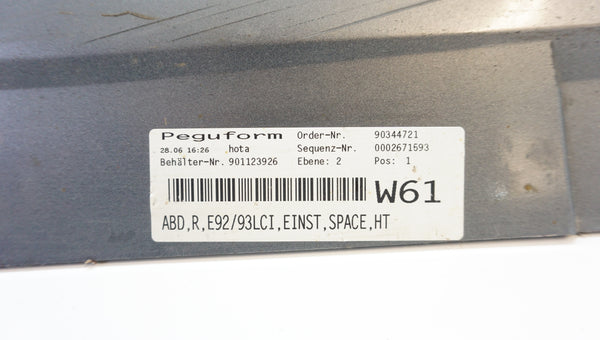 BMW E92 E93 LCI Skirts Space Gray Metallic (A52)