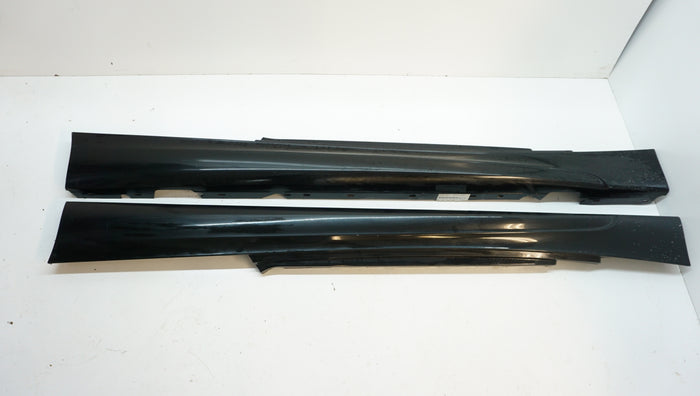 BMW E82/E88 1 Series M Sport Skirts Black Sapphire Metallic (475)