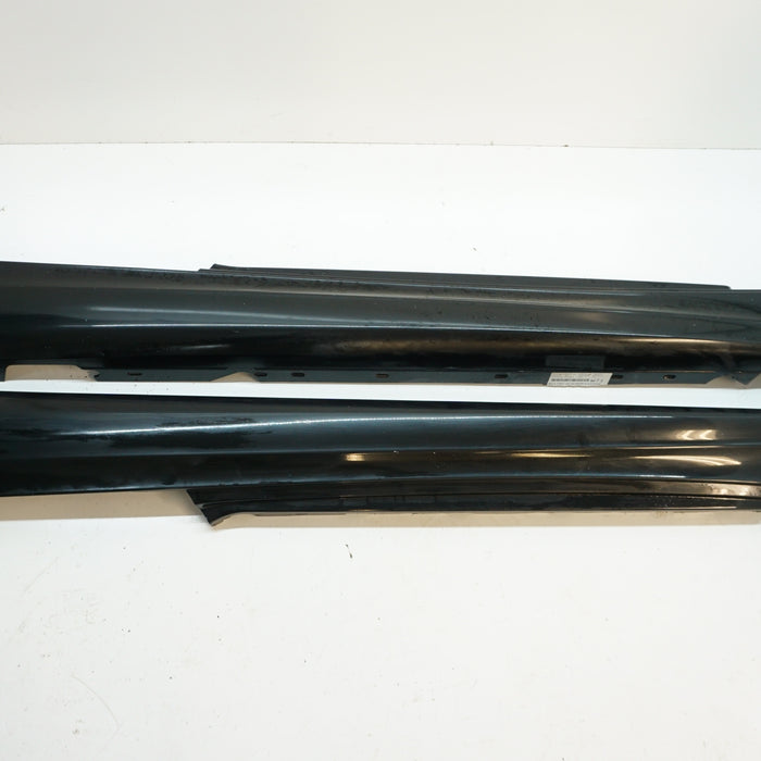 BMW E82/E88 1 Series M Sport Skirts Black Sapphire Metallic (475)