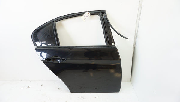 BMW E90 Passenger Side Rear Door Black Sapphire Metallic (475) #1