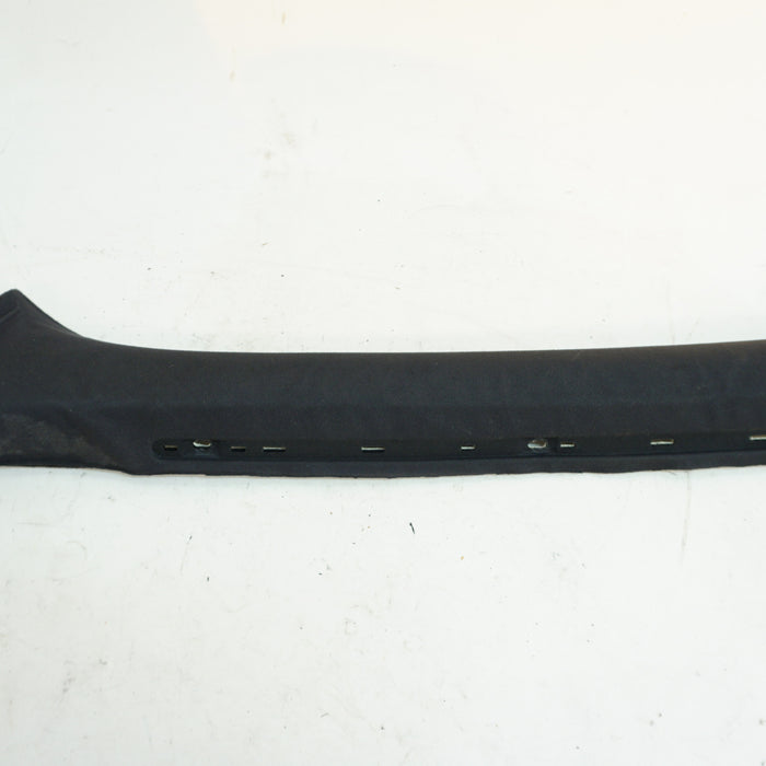 BMW E46 Sedan A Pillar Black Cloth Driver Side *Peeling*