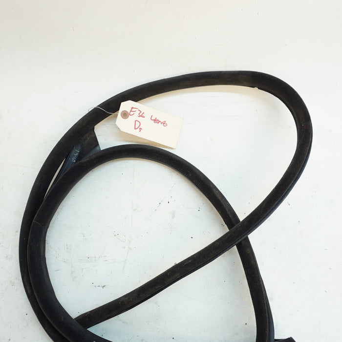 BMW E36 Convertible Driver Side Door Seal Black