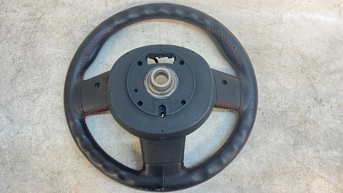 MINI R56 Cooper S JCW Multifunction Sport Steering Wheel W/ Red Stitching 32306798801
