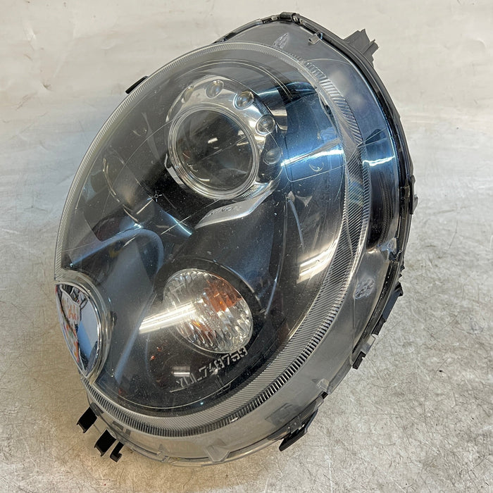 MINI R56 Cooper S Bi-Xenon Headlight Black Housing Left 63127270027 *DAMAGED*