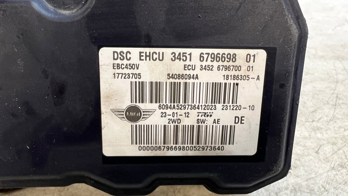 Dsc Sensor R56 MINI R56 Cooper S ABS/DSC Pump/Module 6796698 – Proper Parts Co
