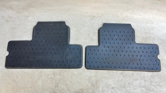 MINI R56 Cooper S Rear Rubber/Winter Floor Mats Pair 51470416194