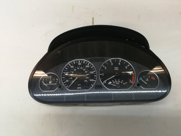 BMW E46 330i Sedan Manual Transmission Gauge Cluster MPH 6906904